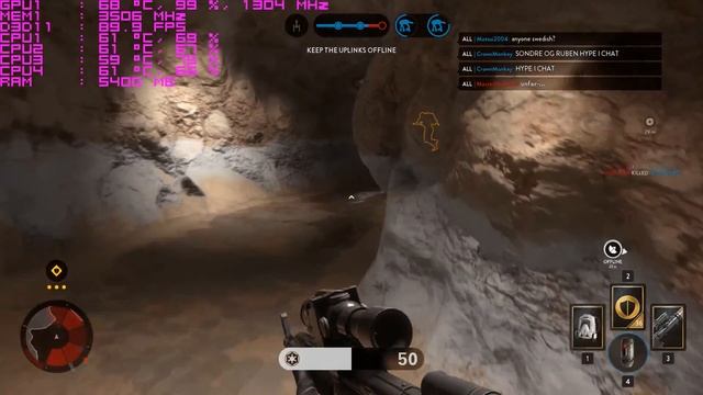 Star Wars Battlefront Benchmark (Msi Gtx 970 OC, i5 4460) смотреть онлайн