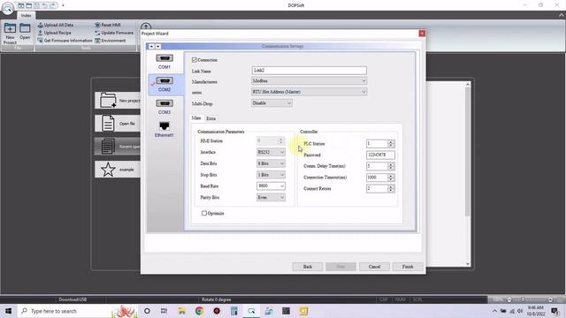 Delta DOP 107EV "Modbus RTU" Hitachi NE-S1 Tutorial смотреть онлайн