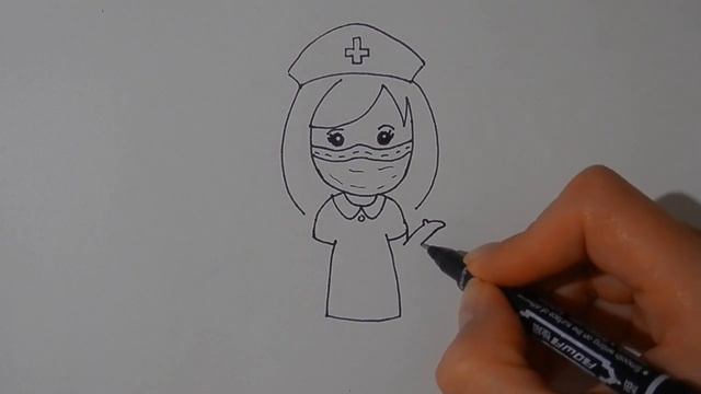 Рисуем МЕДСЕСТРУ В МАСКЕ, рисунки для начинающих/Draw a NURSE in a MASK, drawings for beginners смотреть онлайн