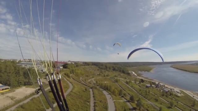 Полёты в Лагерном саду г. Томска 14 сентября 2013 г