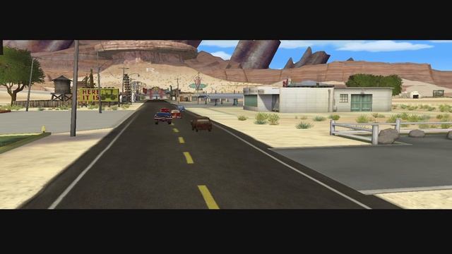 Cars Mater-National PC Part 3-Big and Strong Again Radiator Springs Circuit смотреть онлайн