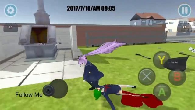 Рисуем кровью/Играем в футбол с Семпаем/High School Simulator 2018/обновление смотреть онлайн