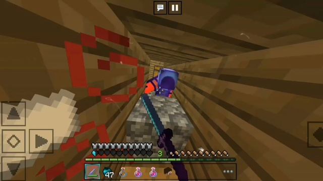 Прыгнул в ЖИМКУ пвп на одном ДЫХАНИЕ на СЕРВЕРЕ VINEMINE | MINECRAFT PE 1.15 1.19 #minecraft #pvp