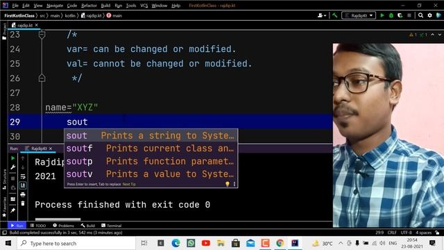 Variables in Kotlin | Free Kotlin Course in Bengali by Rajdip Mondal | Free Notes | Video #2 смотреть онлайн
