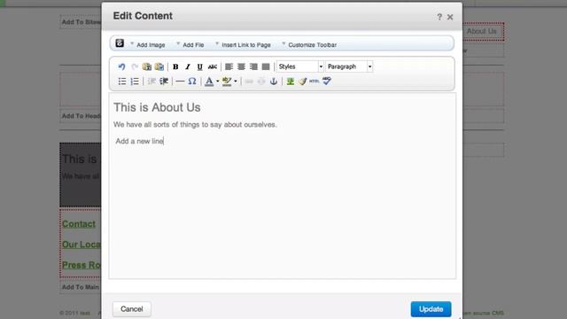 Basic Editing - Getting started with concrete5.5 смотреть онлайн