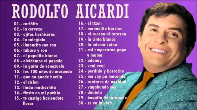 Rodolfo Aicardi - Grandes Éxitos Bailables| Mejores Canciones Mix смотреть онлайн