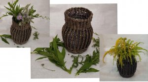 МК. Ажурная ваза из бумажной лозы. #122