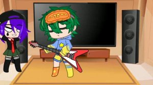 Mha Deku can play the electric guitar?! BkDk??