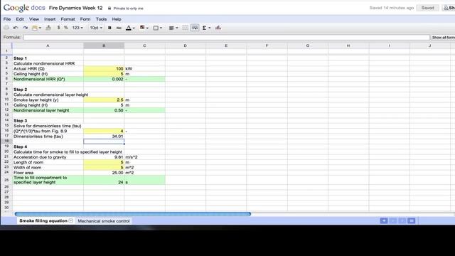 Fire Dynamics - Smoke Layer Height And Smoke Control