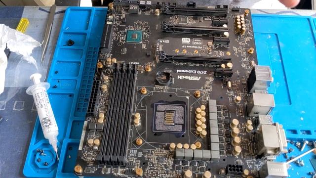 Замена сокета LGA1151 на ASRock Z170 Extreme4