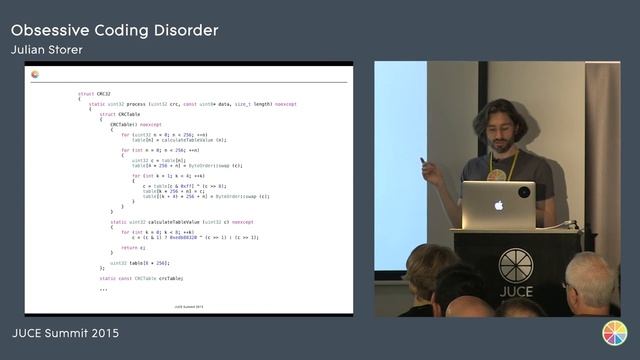 Obsessive Coding Disorder, Julian Storer - JUCE Summit keynote 2015 смотреть онлайн