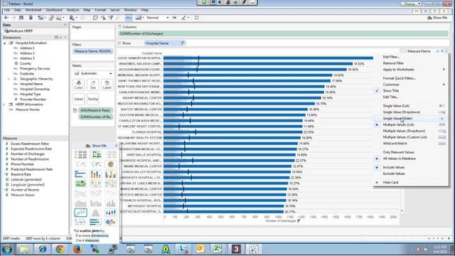 Introduction to Self Service Business Intelligence Part II -- Tableau Demo смотреть онлайн