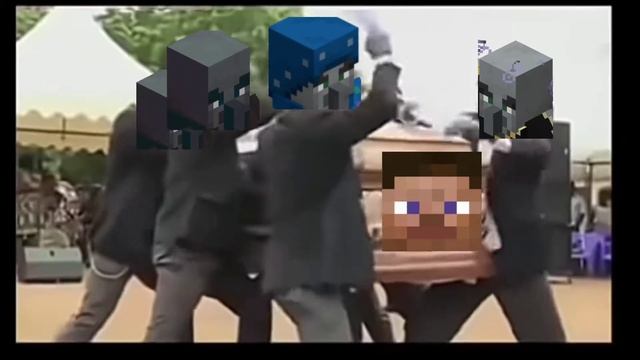 Minecraft coffin dance ( чорнокожие с гробом ) смотреть онлайн