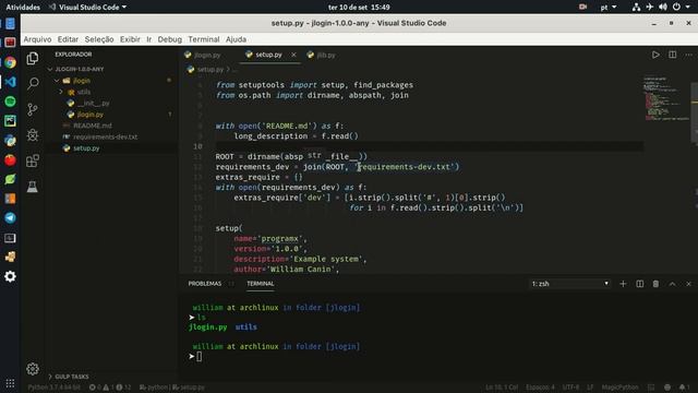#07 - Empacotando um Projeto em Python (Parte 1) смотреть онлайн