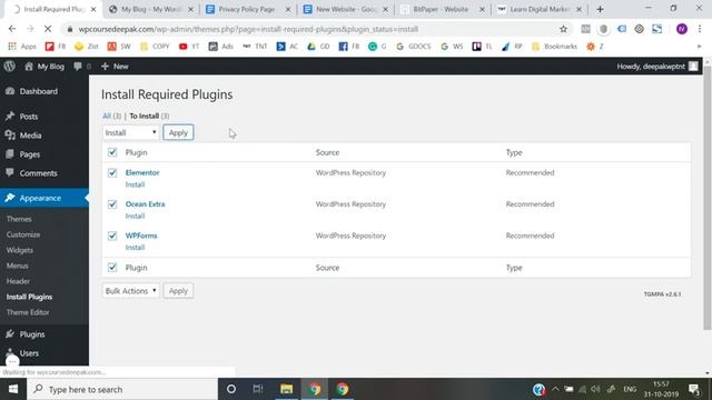 #5 Wordpress Course - Wordpress Tutorial For Beginners | Full Wordpress Course (Hindi) смотреть онлайн