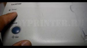 Принтер.  Brother HL-2030R почему горят лампочки?
