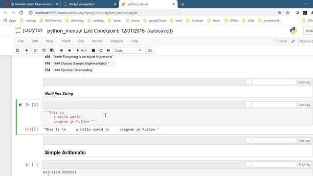 Python multi line string. смотреть онлайн