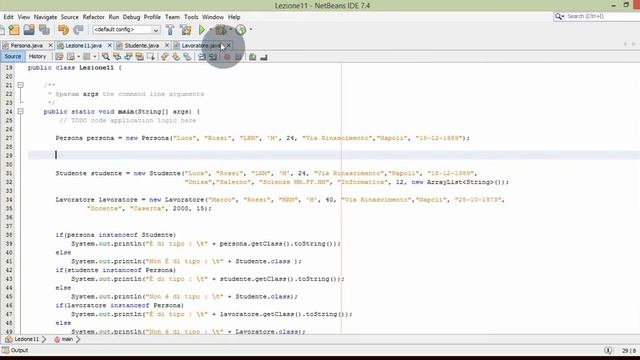 Lezione #11 : Ereditarietà tra classi - Corso Base Java смотреть онлайн