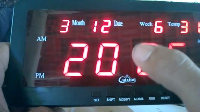 CASIO CX-2158 Digital LED Alarm Clock смотреть онлайн