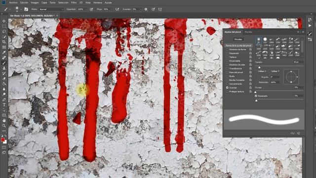 Texto Efecto Sangre en Photoshop / Texto Sangriento - Sandy Olivera смотреть онлайн