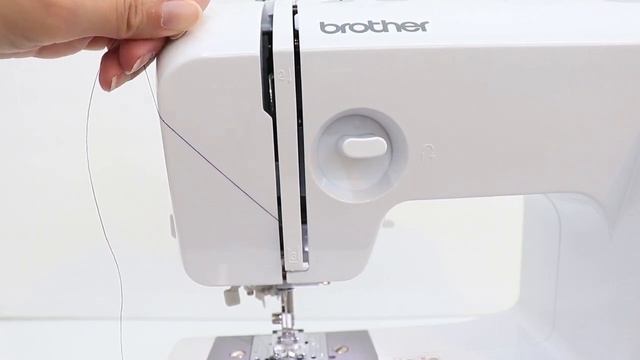 LEARN TO SEW: Level 1: Lesson 4: Threading a Brother Mechanical Sewing Machine Vertical Spool Pin смотреть онлайн