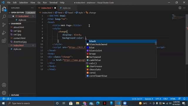 How to Add Icons through font awesome website in HTML 5 and how to do its Styling through CSS 3 смотреть онлайн
