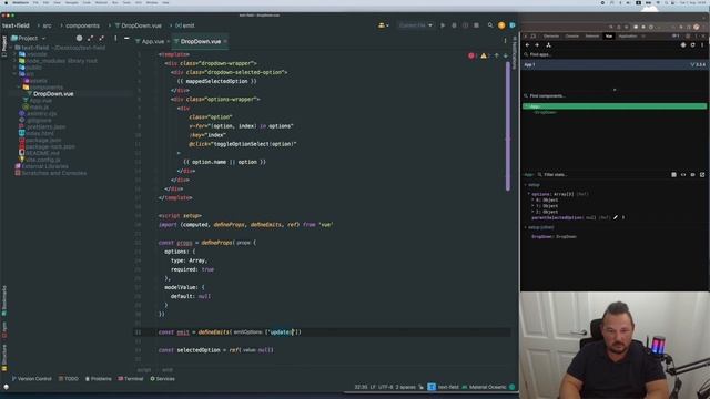 Vue.js 3 Custom Select / Drop-down Component.