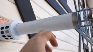 Коаксиальный дымоход замерзает. Простое решение