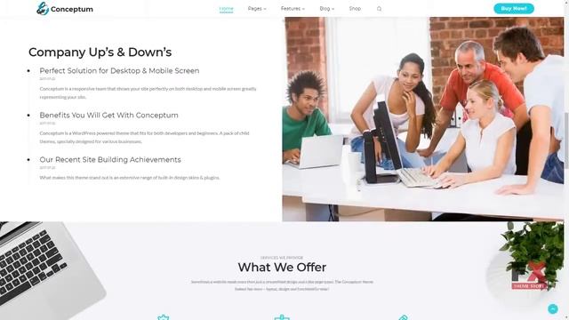Conceptum - Corporate Responsive WordPress Theme TMT Ryder Caedmon смотреть онлайн