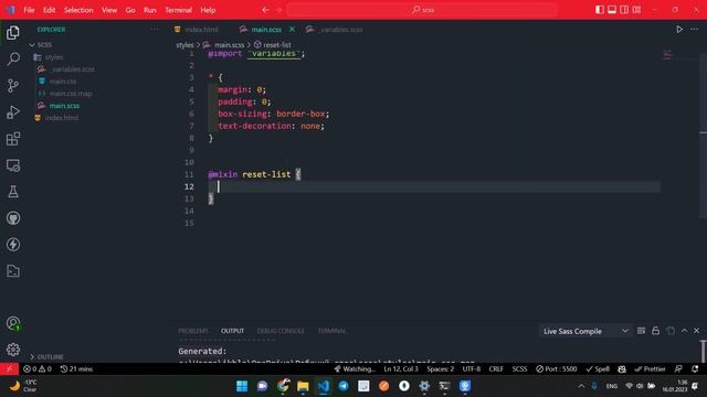 SASS - Import, Mixin, Include (2-sabaq) смотреть онлайн