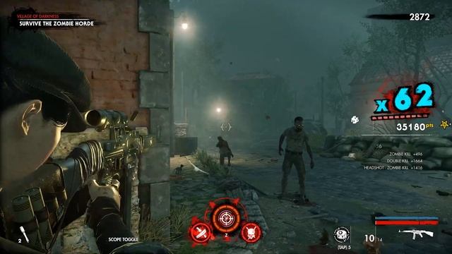 ZOMBIE ARMY 4: DEAD WAR - 100% Walkthrough 17 - Rotten Coast Chapter 2 смотреть онлайн