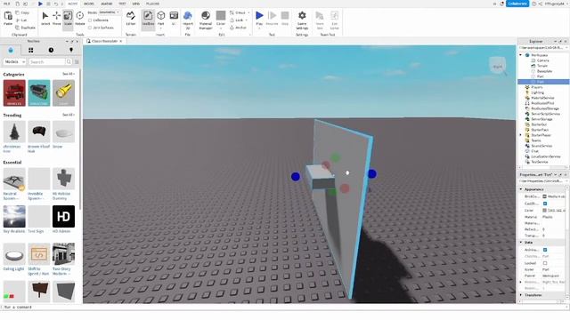 КАК СДЕЛАТЬ ОТВЕРСТИЕ В СТЕНЕ В РОБЛОКС СТУДИО смотреть онлайн