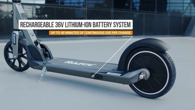 Razor EPrime Electric Scooter Ride Video смотреть онлайн