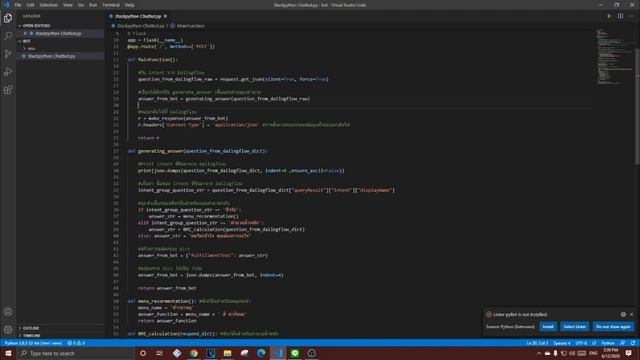สอน Python Chatbot Ep.4 - Flask смотреть онлайн