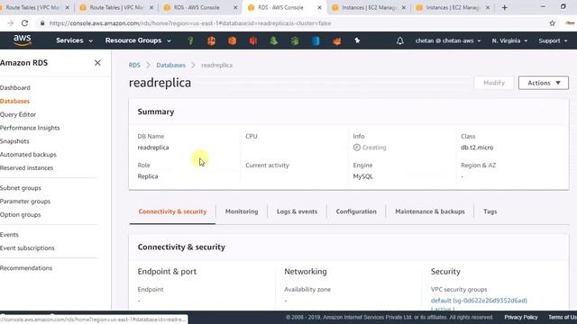 AWS RDS Read Replica across AWS Region смотреть онлайн
