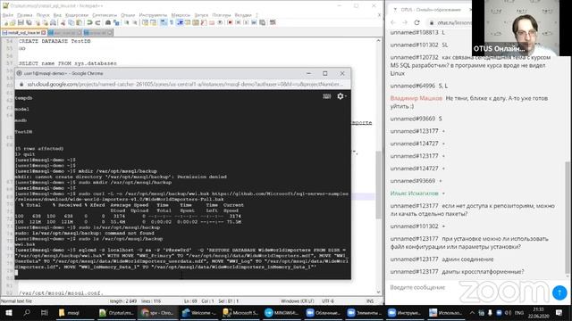Использование Microsoft SQL Server в Linux // Бесплатный вебинар OTUS смотреть онлайн