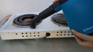Чищу плиту пароочистителем Bort BDR-2800-RR