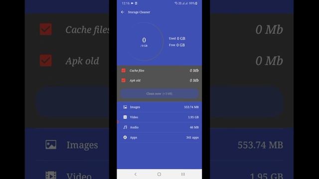 "Storage Cleaner " function of "Clean Up Your Phone - 3G, 4G, 5G, WiFi Speed Check" V1.5 смотреть онлайн