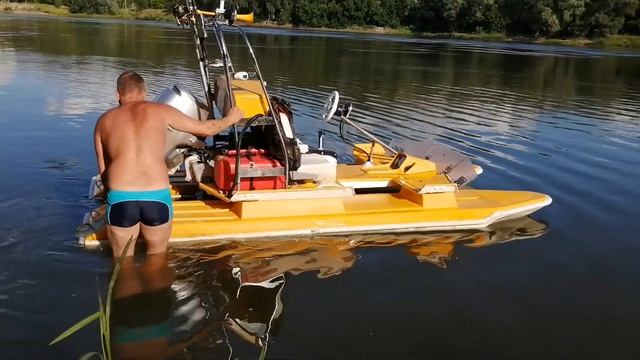 Моторный катамаран Dragonfly01 своими руками