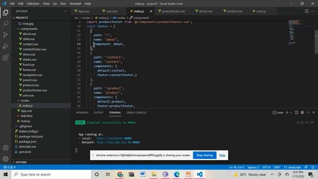 VUE JS COURSE-NAMED VIEWS смотреть онлайн