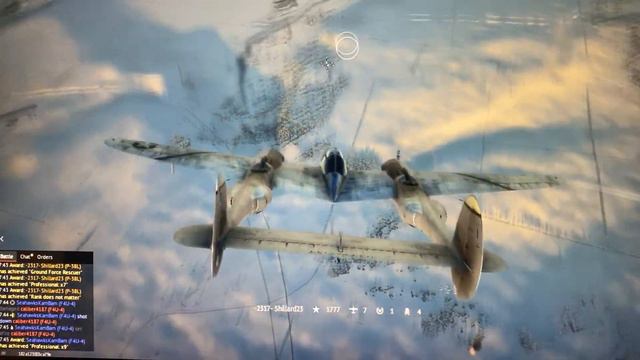 War Thunder #9 - P-38 Jet Killer! смотреть онлайн