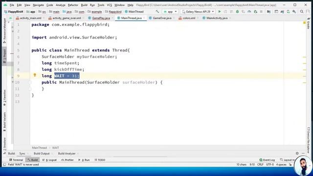 Create Flappy Bird Clone In Android Studio Part 3 смотреть онлайн