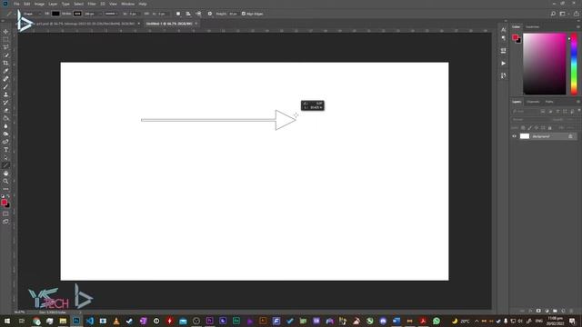 Make A Curved Arrow In Photoshop