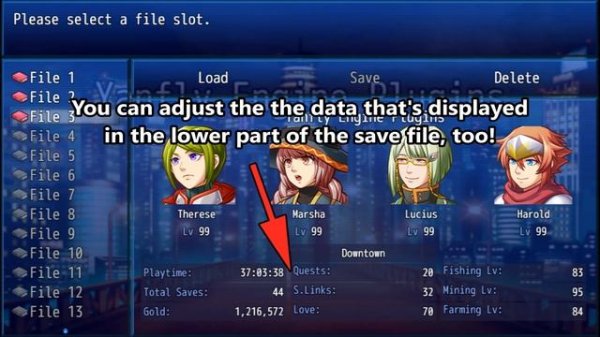 YEP.100 - Save Core - RPG Maker MV