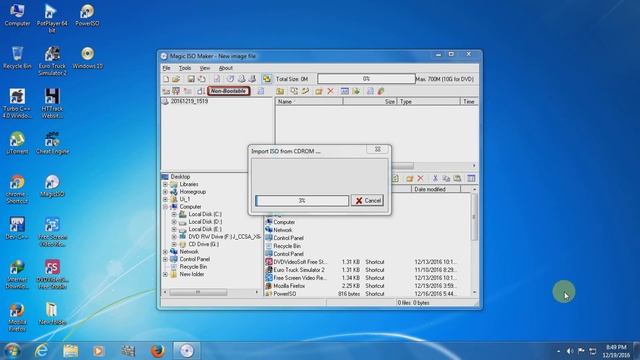 How To Create ISO Image File From CD/DVD Using Magic ISO #3 смотреть онлайн