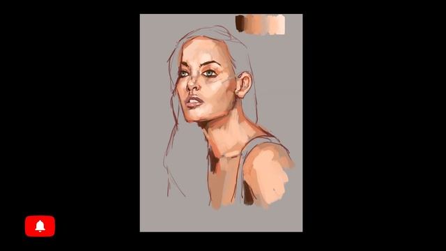 Photoshop Timelapse - Female Portrait Practice смотреть онлайн