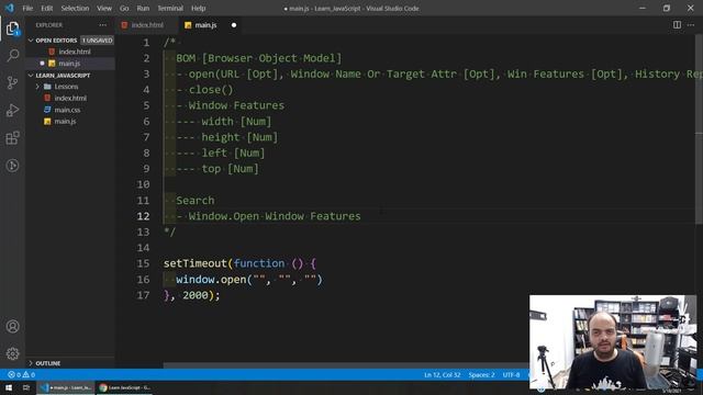 Learn JavaScript In Arabic 2021 - #107 - Window Open And Close смотреть онлайн