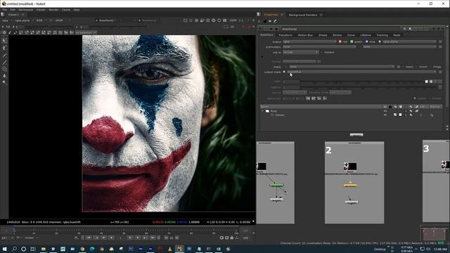 3 Methods to Color correct the ROTOPAINT node in NUKE смотреть онлайн