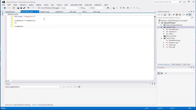 C++ OpenGL 4.0 Tutorial 4 - Initializing FrameWork Class Part 1 смотреть онлайн