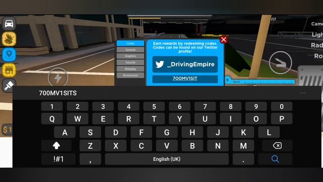[JULY 2023] ALL WORKING CODES DRIVING EMPIRE ROBLOX | DRIVING EMPIRE CODES смотреть онлайн